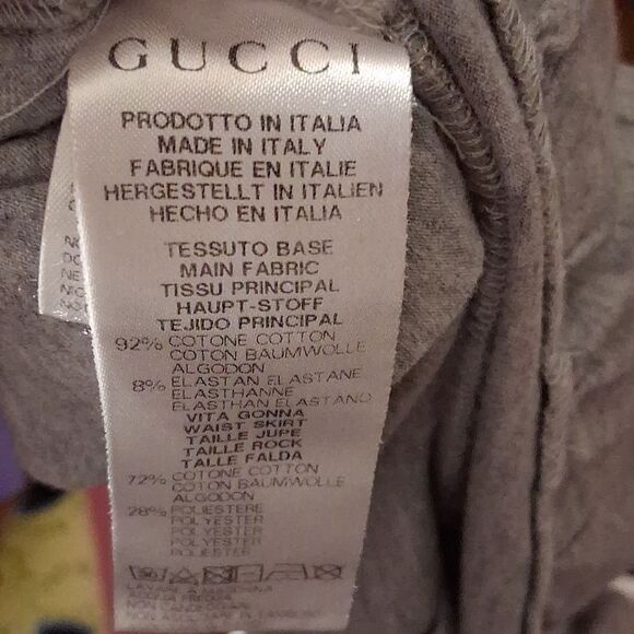 AUTHENTIC GUCCI "MY 1ST GUCCI OUTFIT" SIZE 6/9 MONTHS - Picture 11 of 11